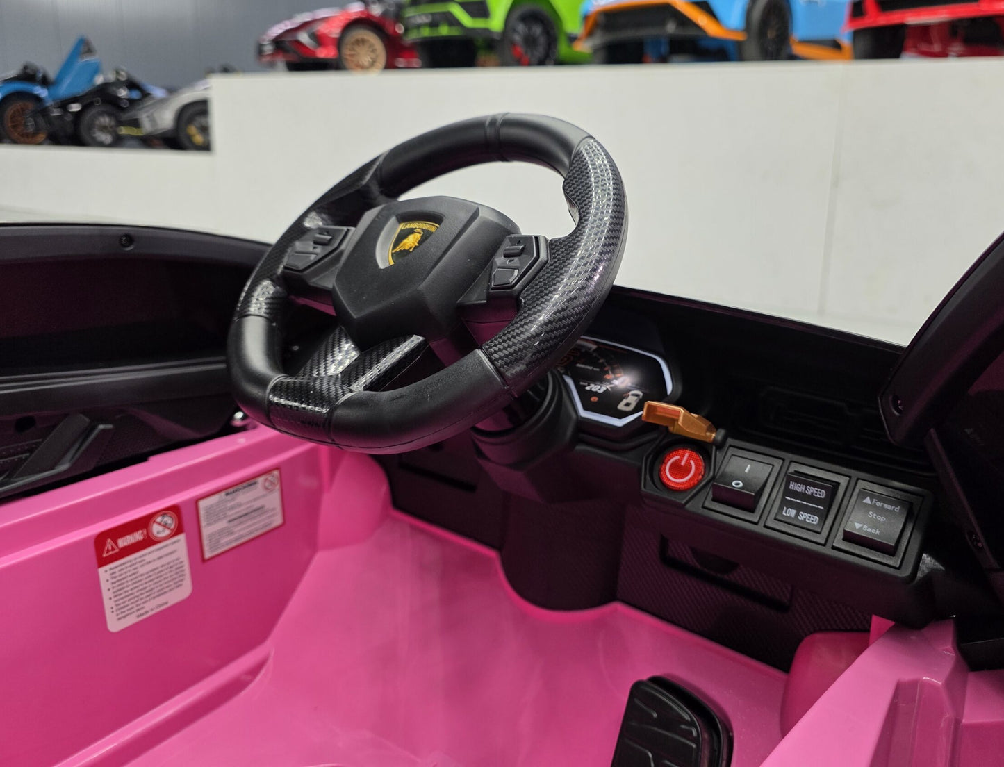 Lamborghini Sián Kinderauto 12 Volt Rosa mit Fernbedienung