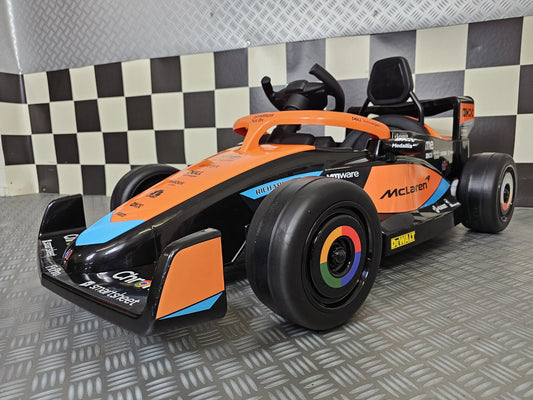 McLaren Formel 1 Kinderauto 12 Volt Orange mit Fernbedienung