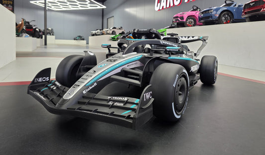 Mercedes Formel 1 Kinderauto 12 Volt Schwarz mit Fernbedienung