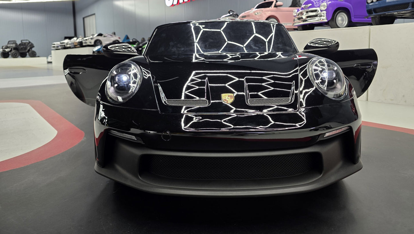 Porsche 911 GT3 Kinderauto 24 Volt 2-Sitzer Schwarz
