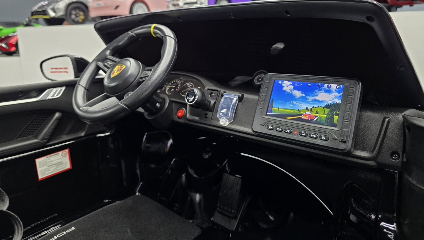 Porsche 911 GT3 Kinderauto 24 Volt 2-Sitzer Schwarz