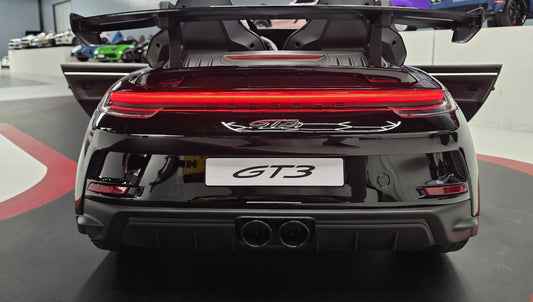 Porsche 911 GT3 Kinderauto 24 Volt 2-Sitzer Schwarz
