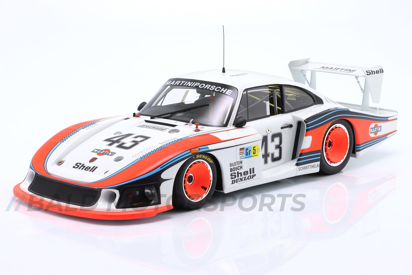 Porsche 935/78 "Moby Dick" Martini Racing Porsche System 24h Le Mans 1978 1:12 CMR