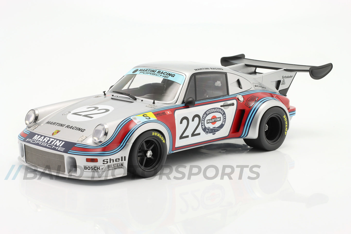 Porsche 911 Carrera RSR 2.1 Martini Racing Team 24h Le Mans 1974 1:12 CMR