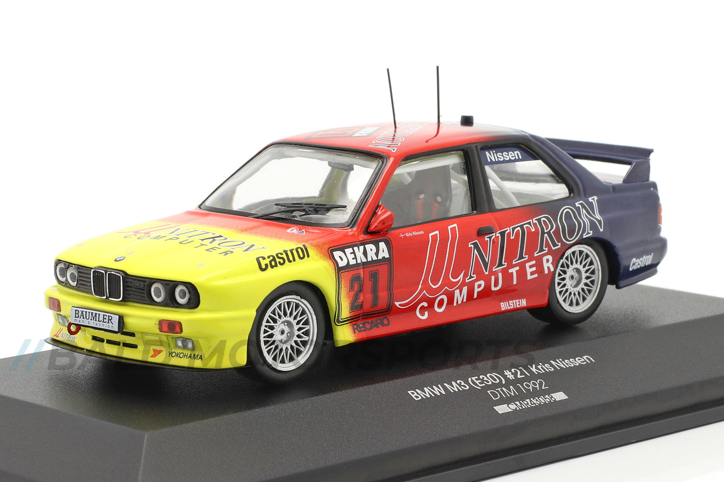 BMW M3 E30 Unitron Sports Kris Nissen DTM 1992 1:43 CMR