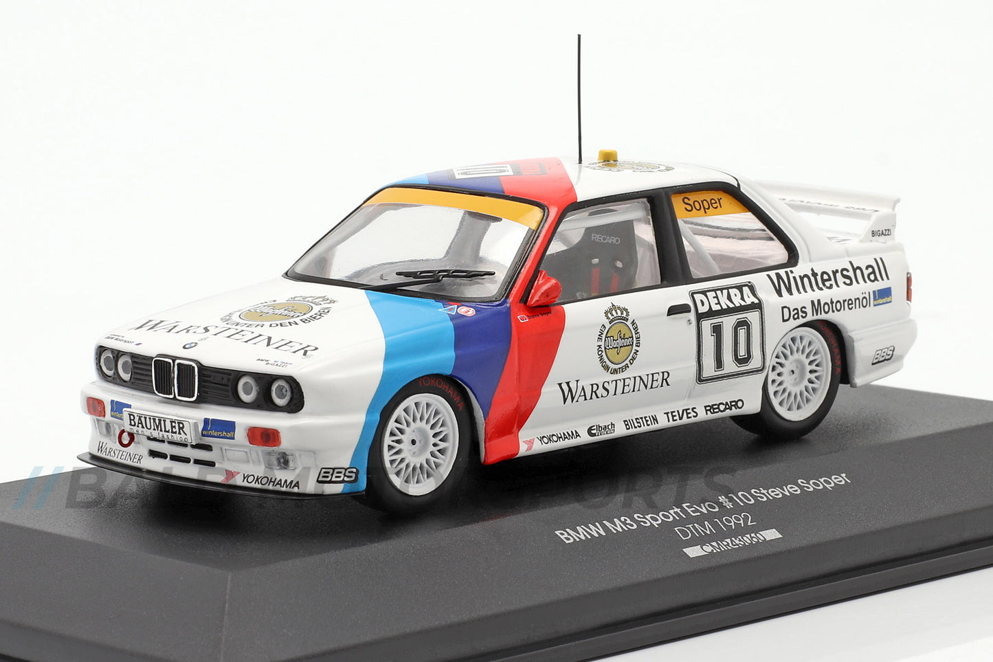 BMW M3 E30 Bigazzi M Team Steve Soper DTM 1992 1:43 CMR
