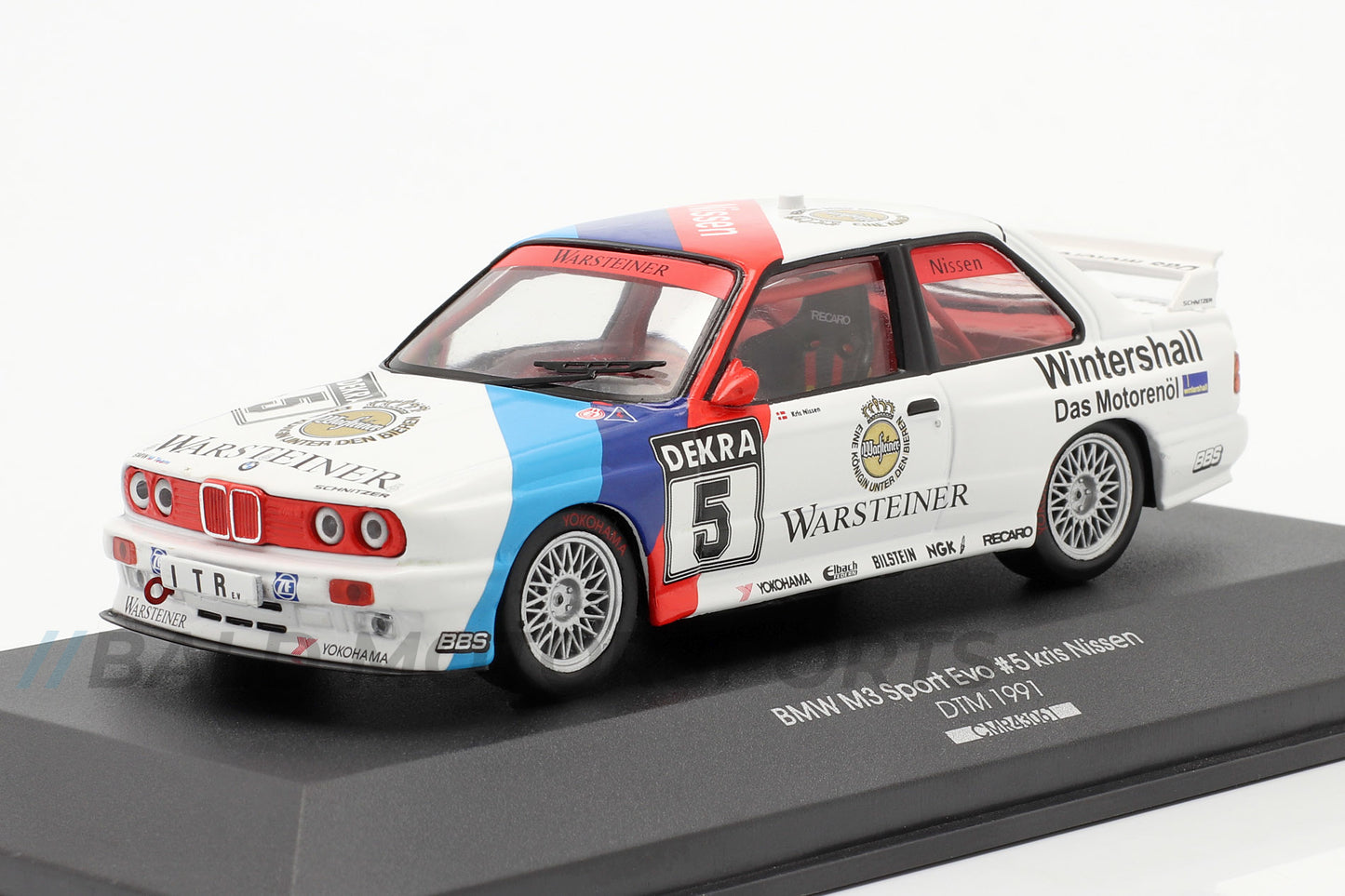 BMW M3 E30 BMW M Team Schnitzer Kris Nissen DTM 1991 1:43 CMR