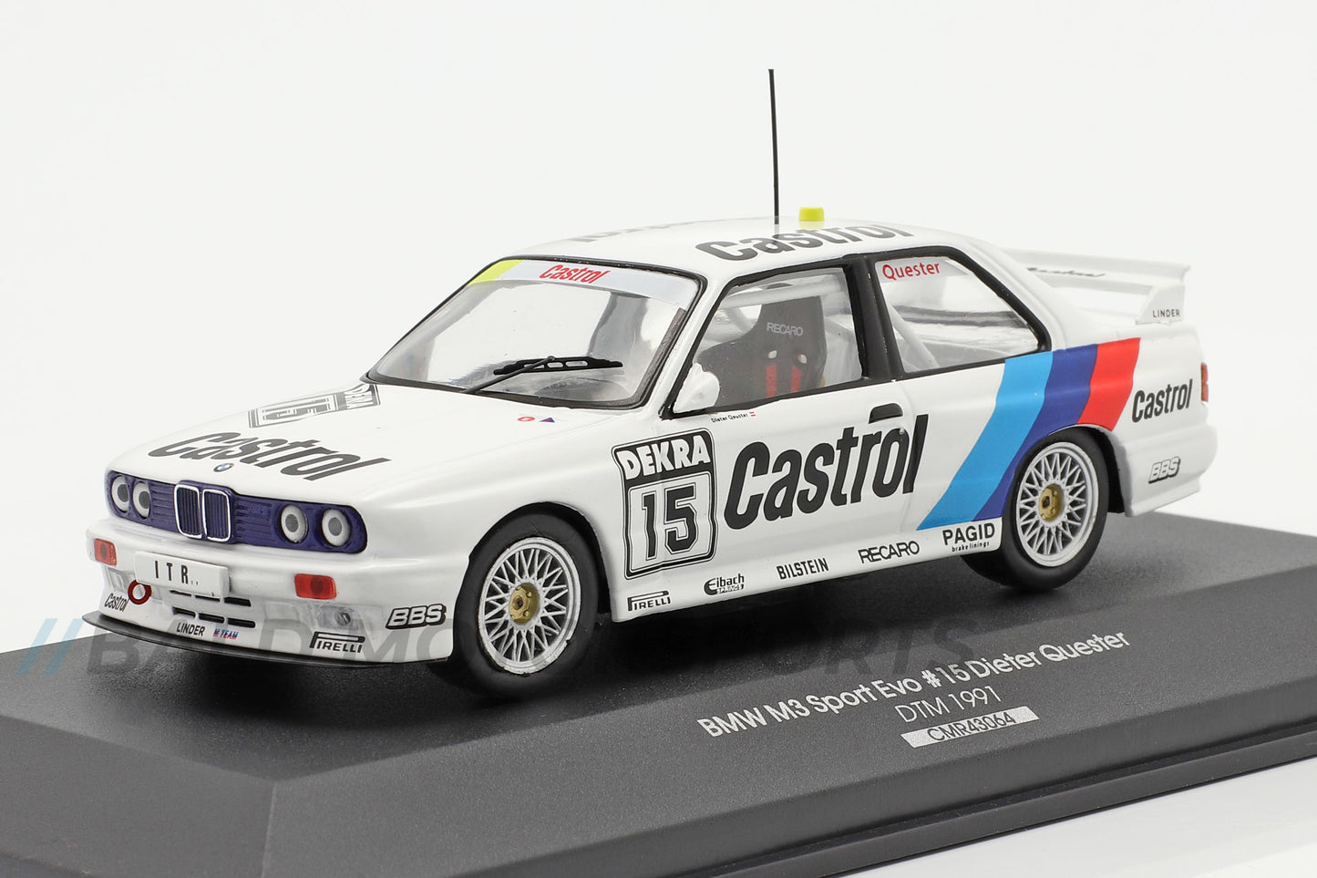 BMW M3 E30 Linder M Team Dieter Quester DTM 1991 1:43 CMR