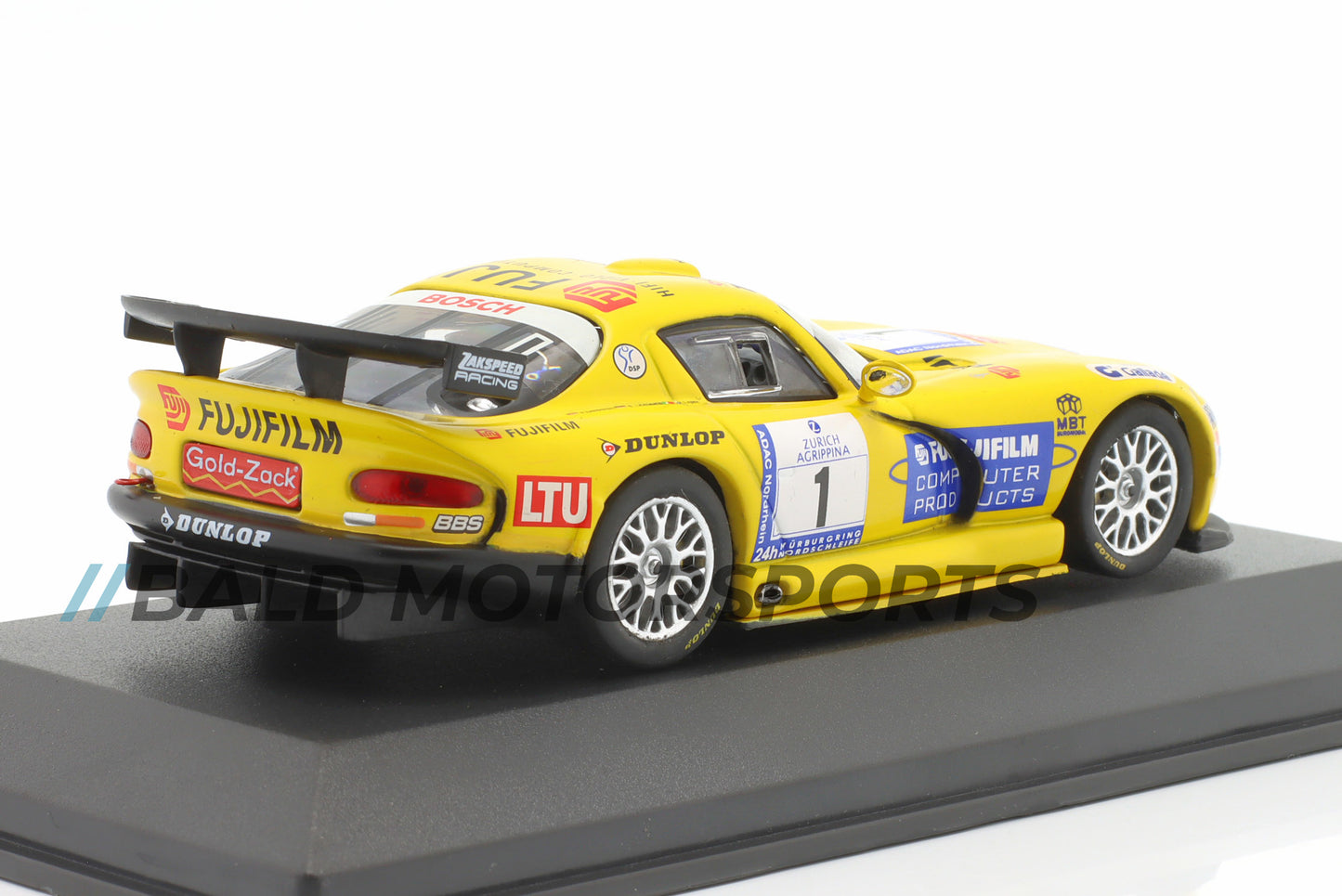 Chrysler Viper GTS-R Zakspeed Racing GmbH &amp; Co. KG Winner 24h Nürburgring 2002 1:43 Ixo