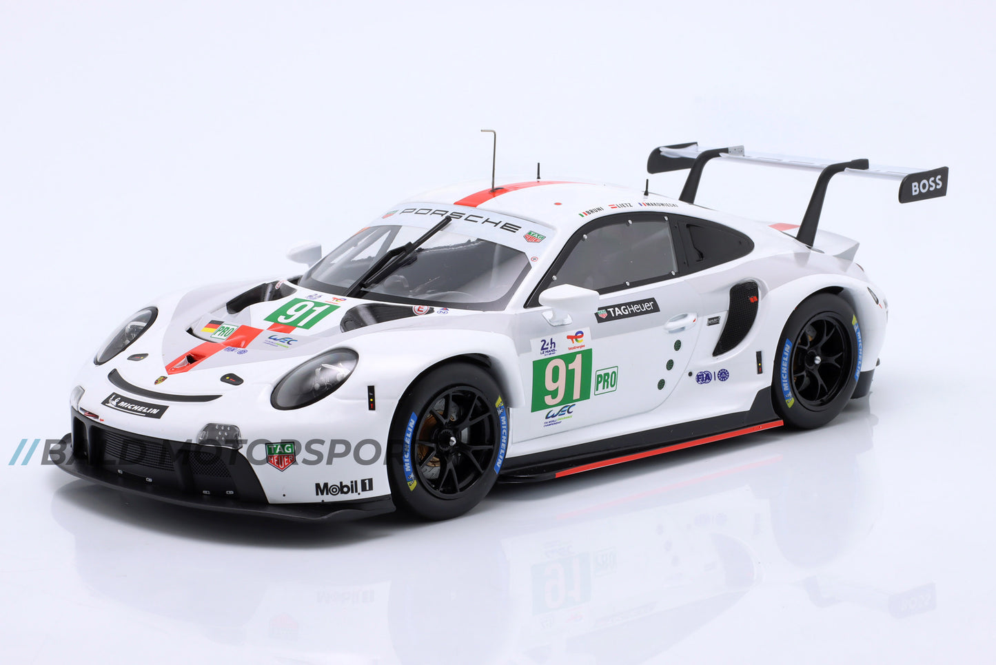 Porsche 911 RSR Porsche GT Winner LMGTE Pro 24h LeMans 2022 Ixo 1:18