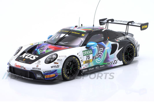 Porsche 911 GT3 R KÜS Team75 Bernhard Laurin Heinrich DTM 2023 1:18 Ixo