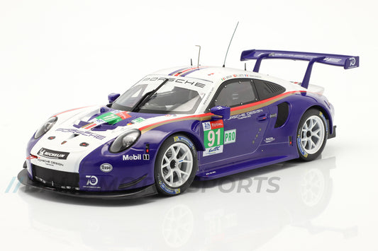 Porsche 911 (991) RSR Porsche GT Team 24h Le Mans 2018 1:18 Ixo