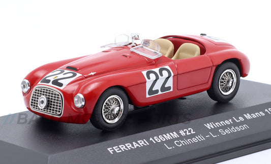 Ferrari 166MM Lord Selsdon Sieger 24h Le Mans 1949 1:43 Ixo