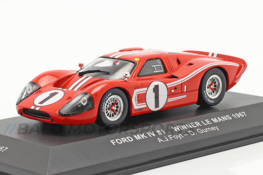 Ford GT40 MK IV Shelby American Inc. Sieger 24h Le Mans 1967 1:43 Ixo