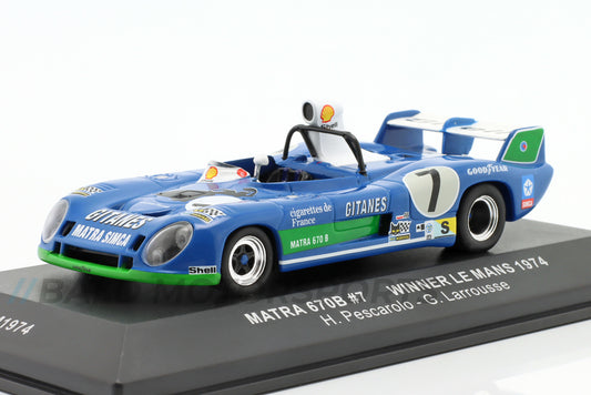 Matra MS670B Equipe Matra winner 24h Le Mans 1974 1:43 Ixo