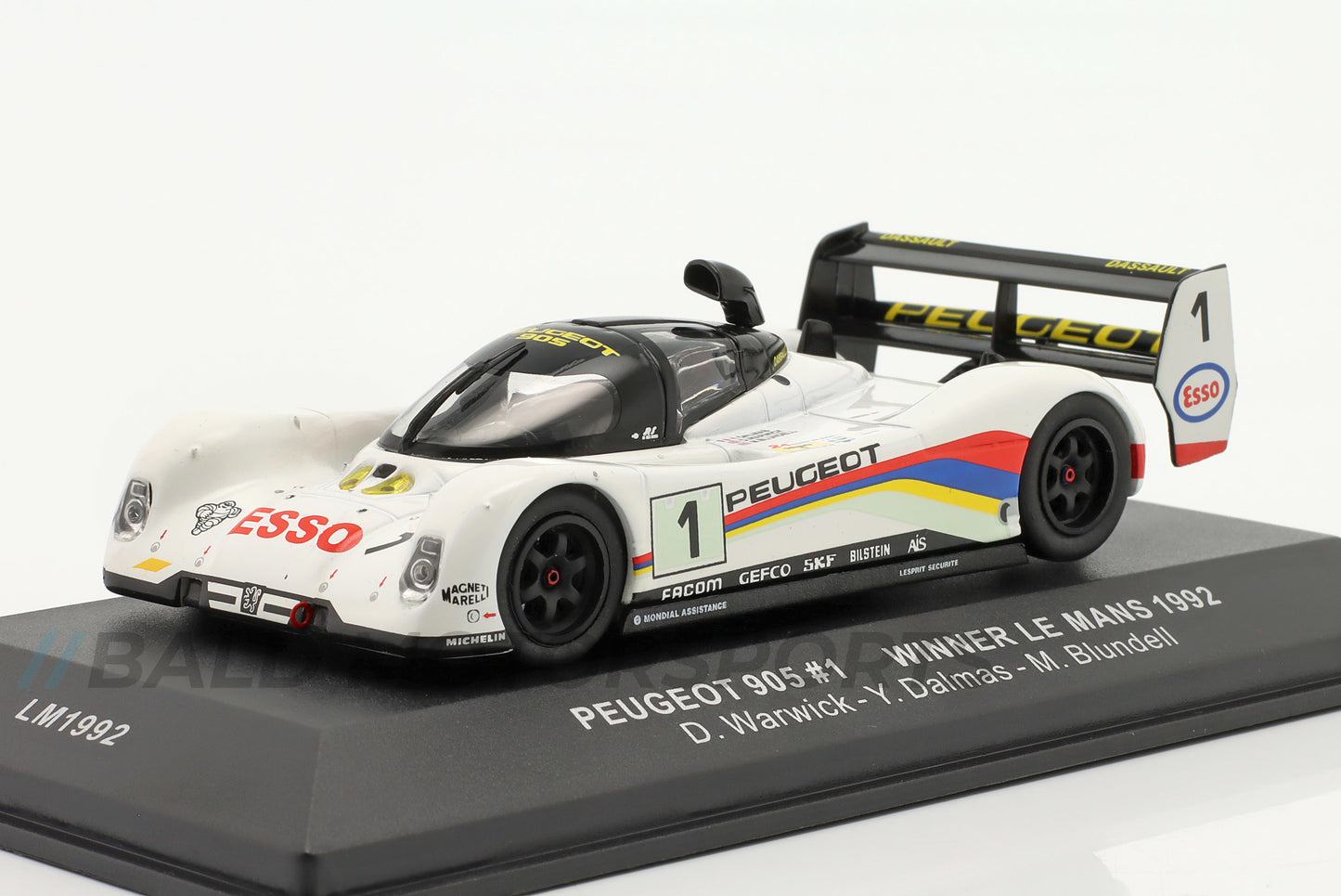 Peugeot 905 Peugeot Talbot Sport Sieger 24h Le Mans 1992 1:43 Ixo