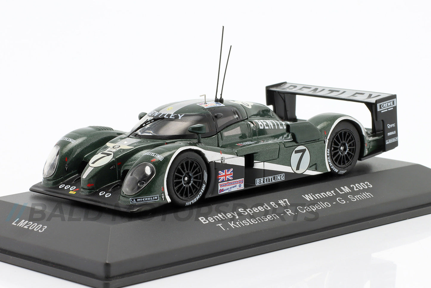 Bentley Speed 8 Team Bentley Winner 24h Le Mans 2003 1:43 Ixo