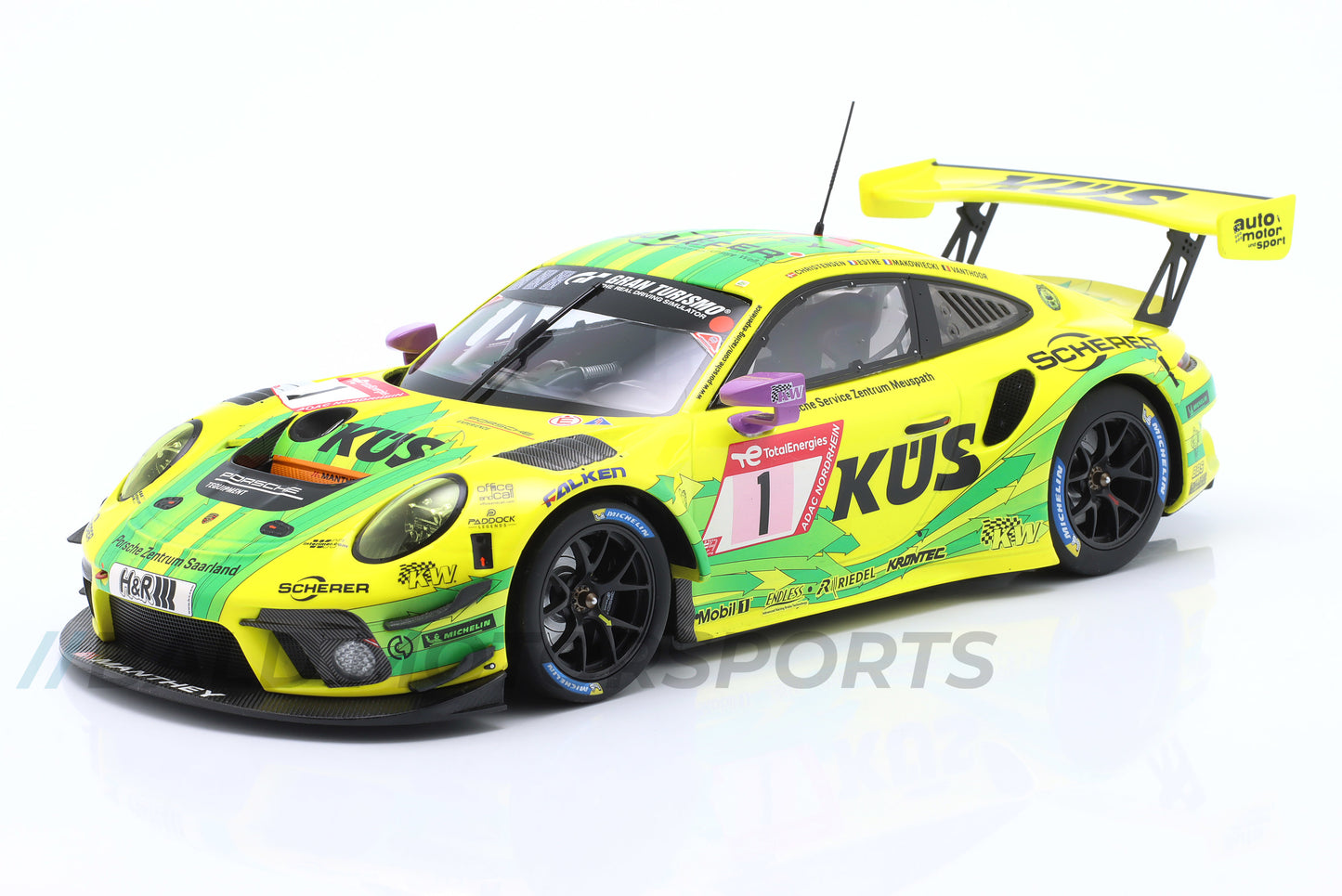 Porsche 911 GT3 R Manthey Racing 24h Nürburgring 2022 1:18 Minichamps