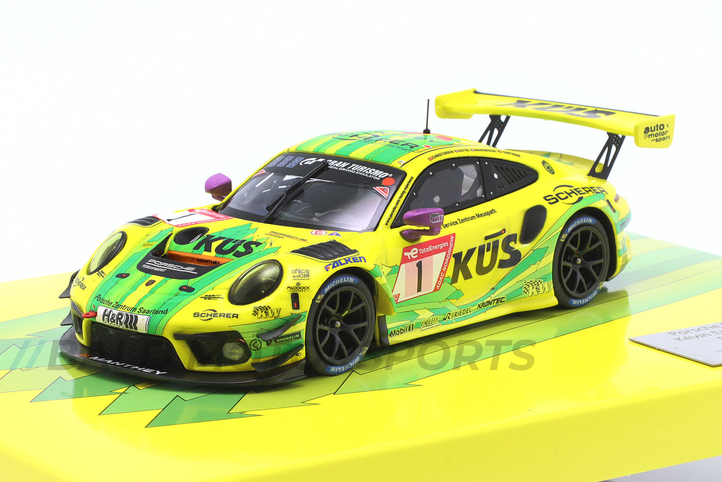 Porsche 911 GT3 R Manthey Racing 24h Nürburgring 2022 1:43 Minichamps