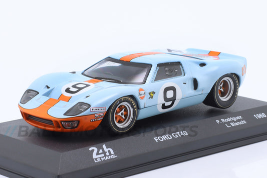 Ford GT40 Pedro Rodriguez, Lucien Bianchi winner 24h Le Mans 1968 1:43 Altaya