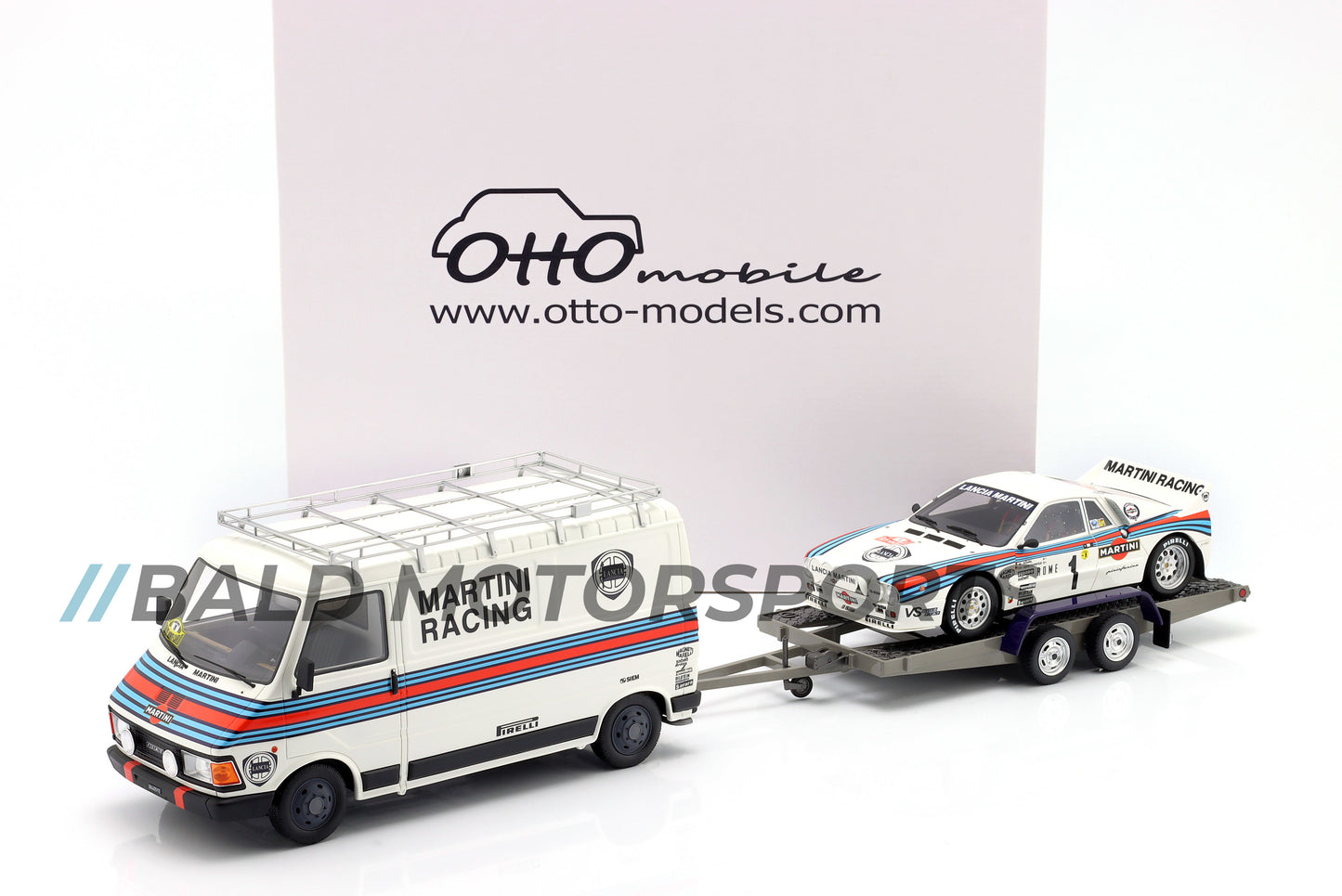 Fiat 242 &amp; Lancia 037 Rally Set Winner Rally Monte Carlo 1983 Röhrl, Geistdörfer Ottomobile 1:18