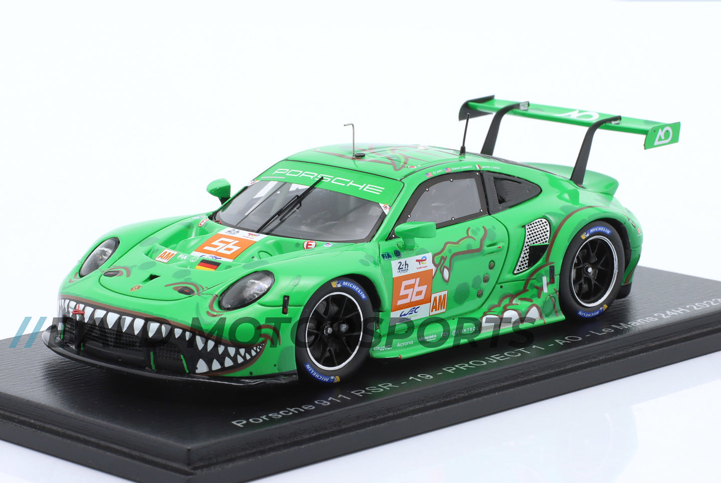 Porsche 911 RSR-19 "Rexy" AO Racing Team 24h Le Mans 2023 1:43 Spark