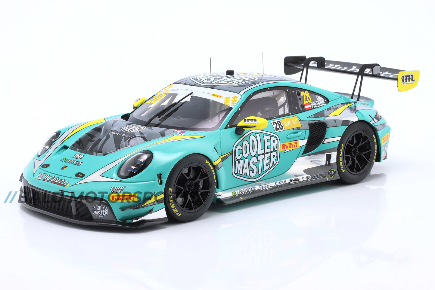 Porsche 911 GT3 R Thomas Preining FIA GT World Cup Macau 2023 True Scale 1:18