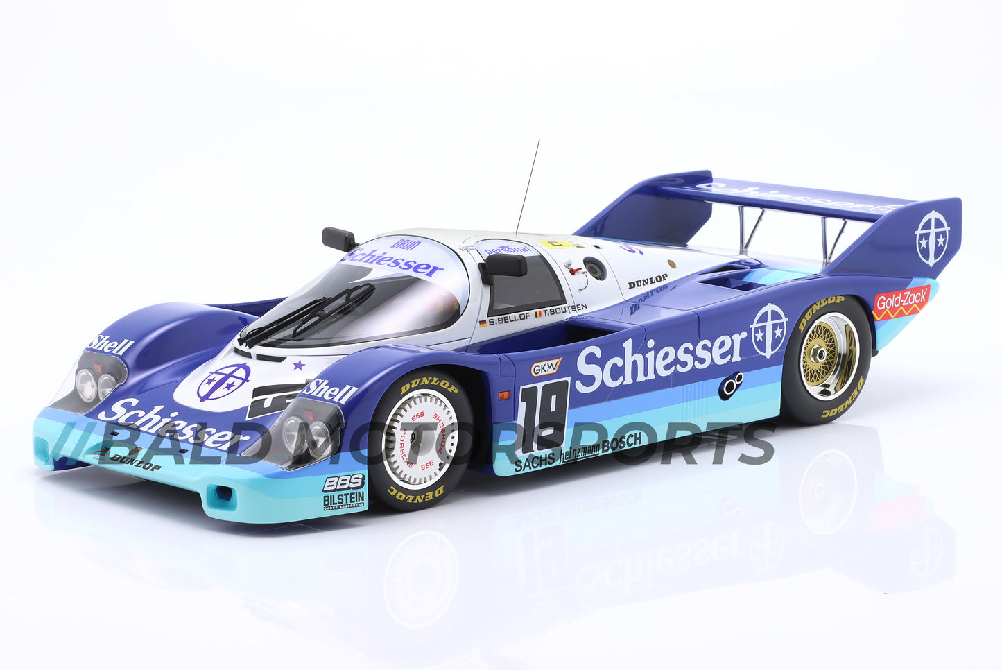 Porsche 956B Brun Motorsport 1000km Spa 1985 1:12 WERK83