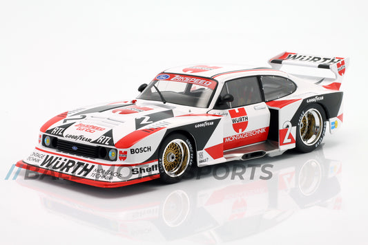 Ford Capri Turbo Gruppe 5 Würth-Zakspeed-Team Klaus Ludwig DRM 1981 1:18 WERK83