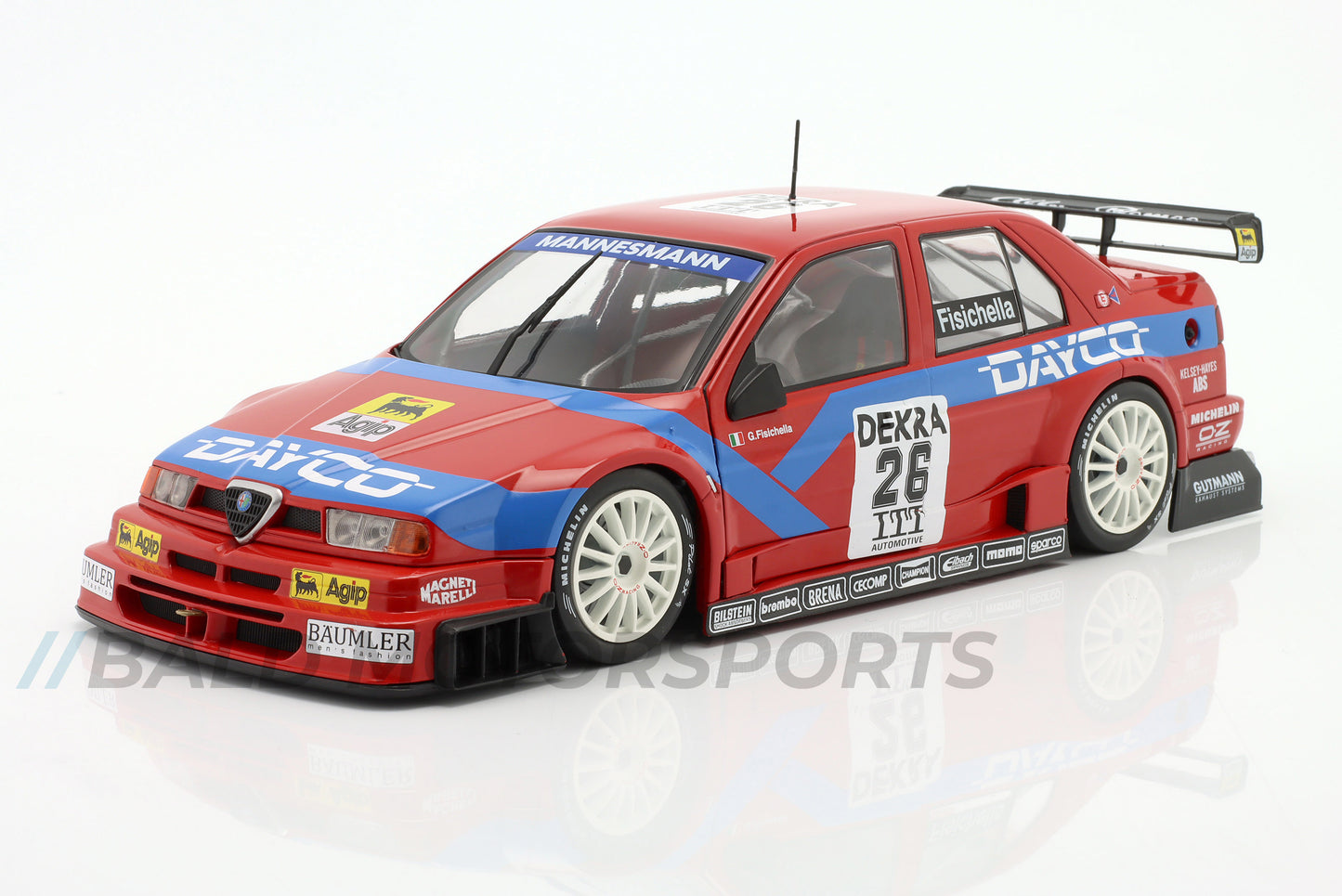 Alfa Romeo 155 V6 TI Team Alfa Corse 2 / "Dayco" Giancarlo Fisichella DTM 1995 1:18 WERK83