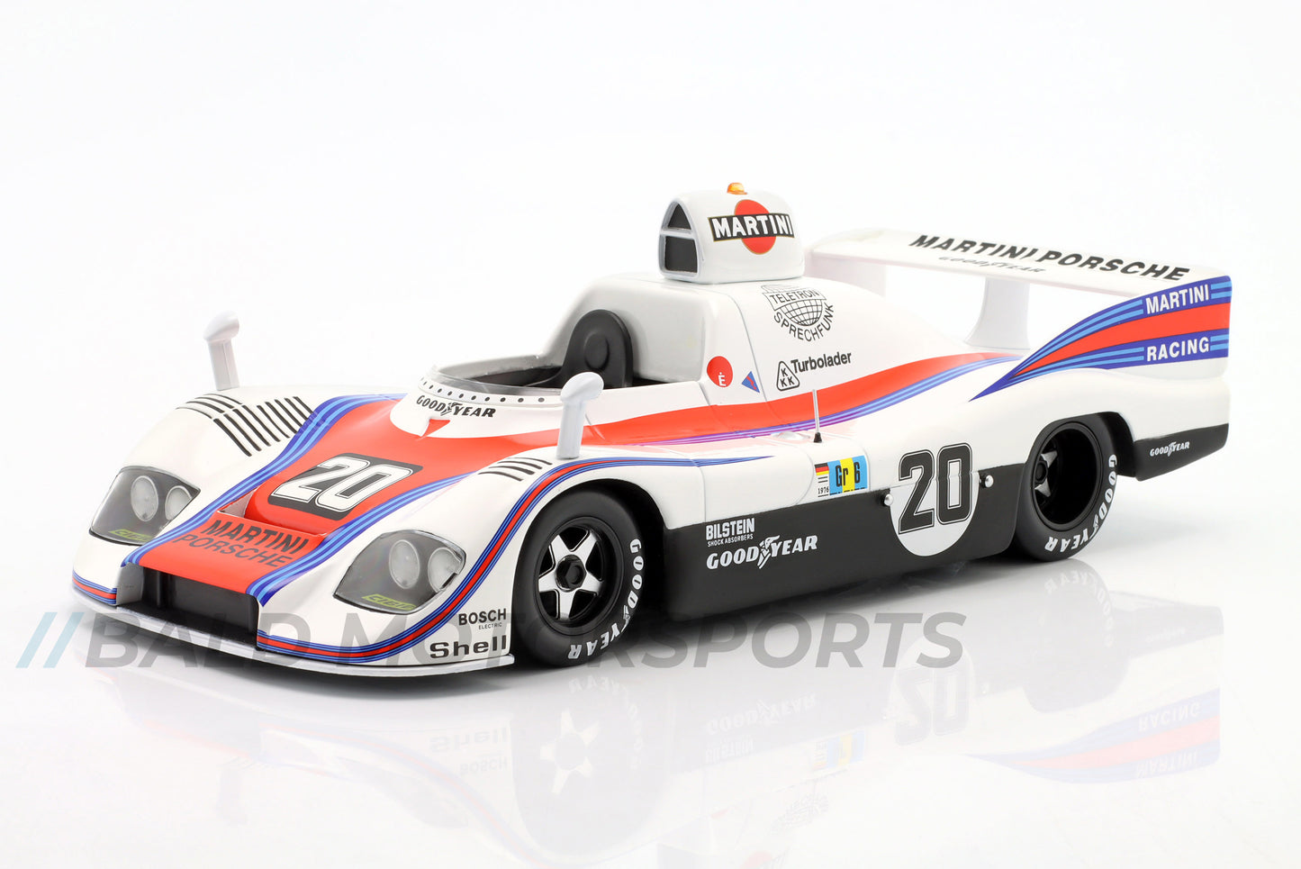 Porsche 936 Martini Racing Porsche System Sieger 24h Le Mans 1976 1:18 WERK83