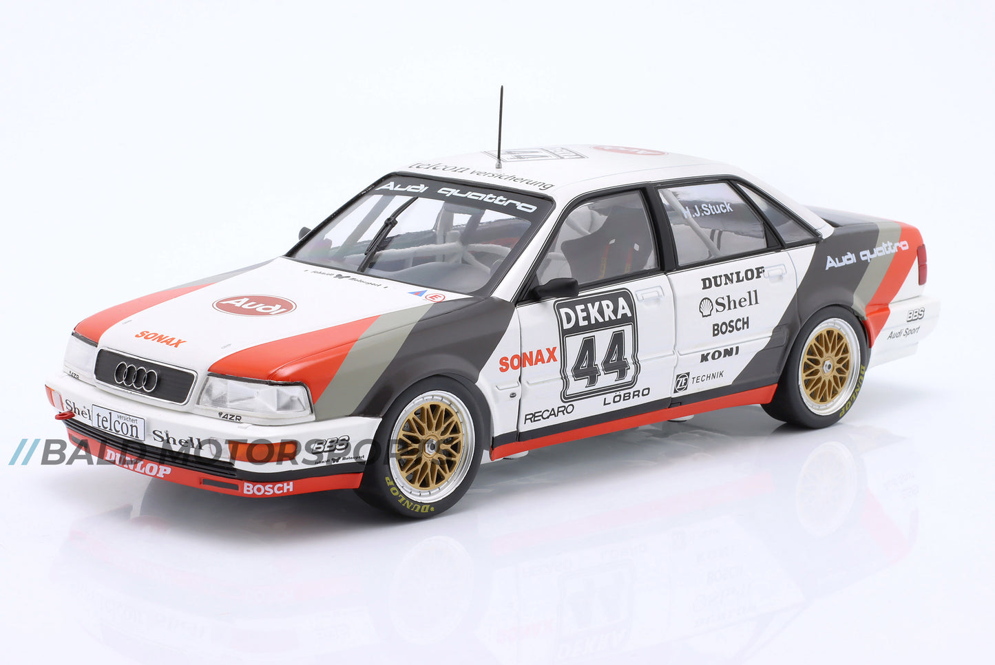 Audi V8 Quattro Hans-Joachim Stuck DTM Champion 1990 WERK83 1:18