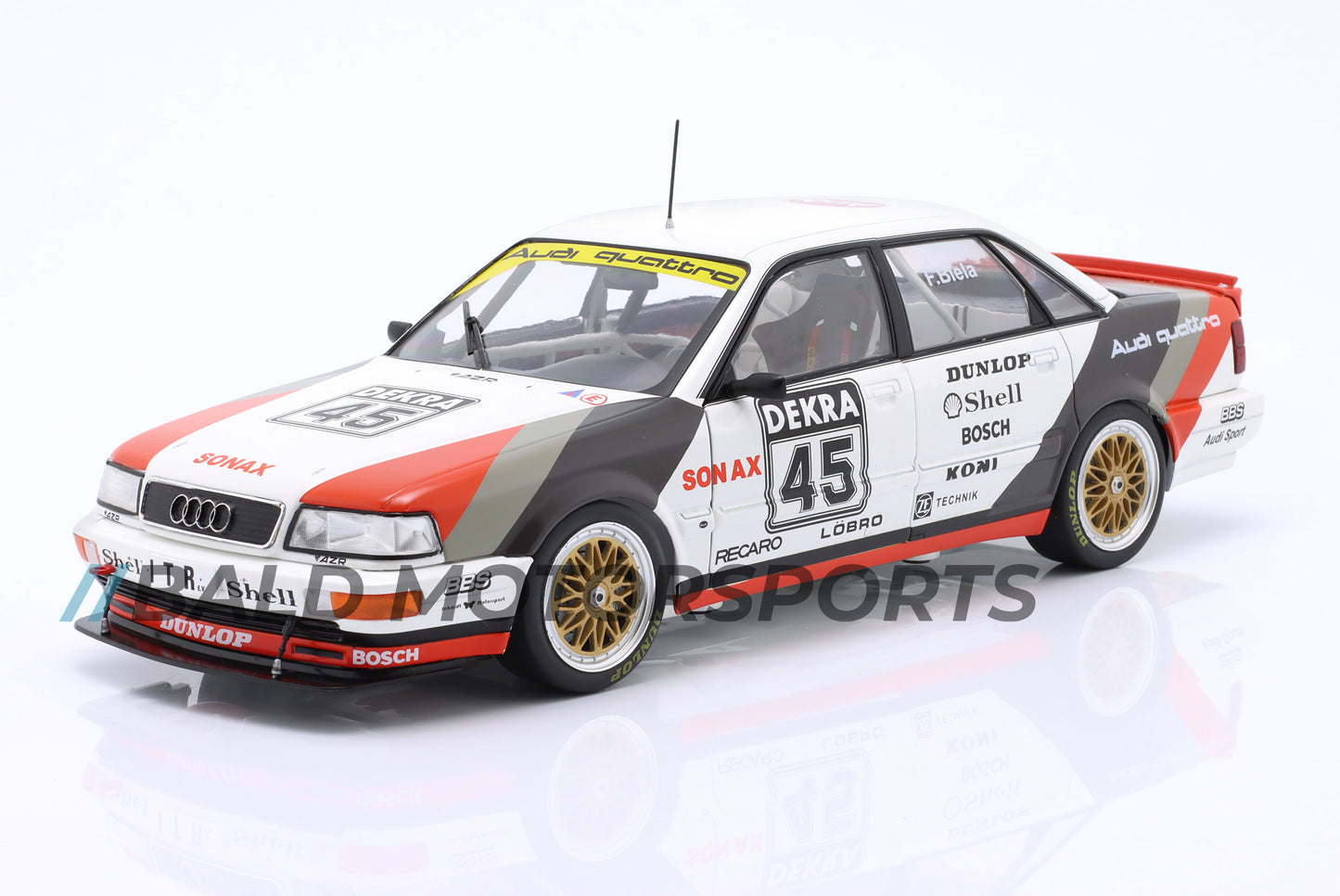 Audi V8 Quattro Frank Biela Sieger DTM 1991 WERK83 1:18