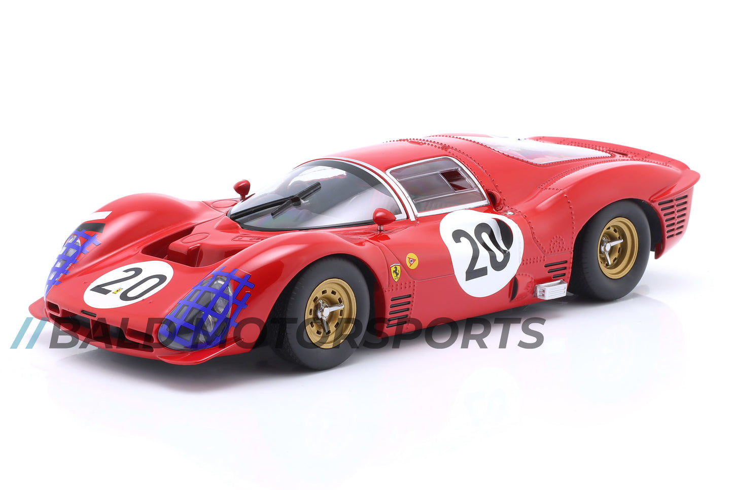 Ferrari 330 P3 Coupe No.20 Scarfiotti, Parkes 24h Le Mans 1966 Werk83 1:18
