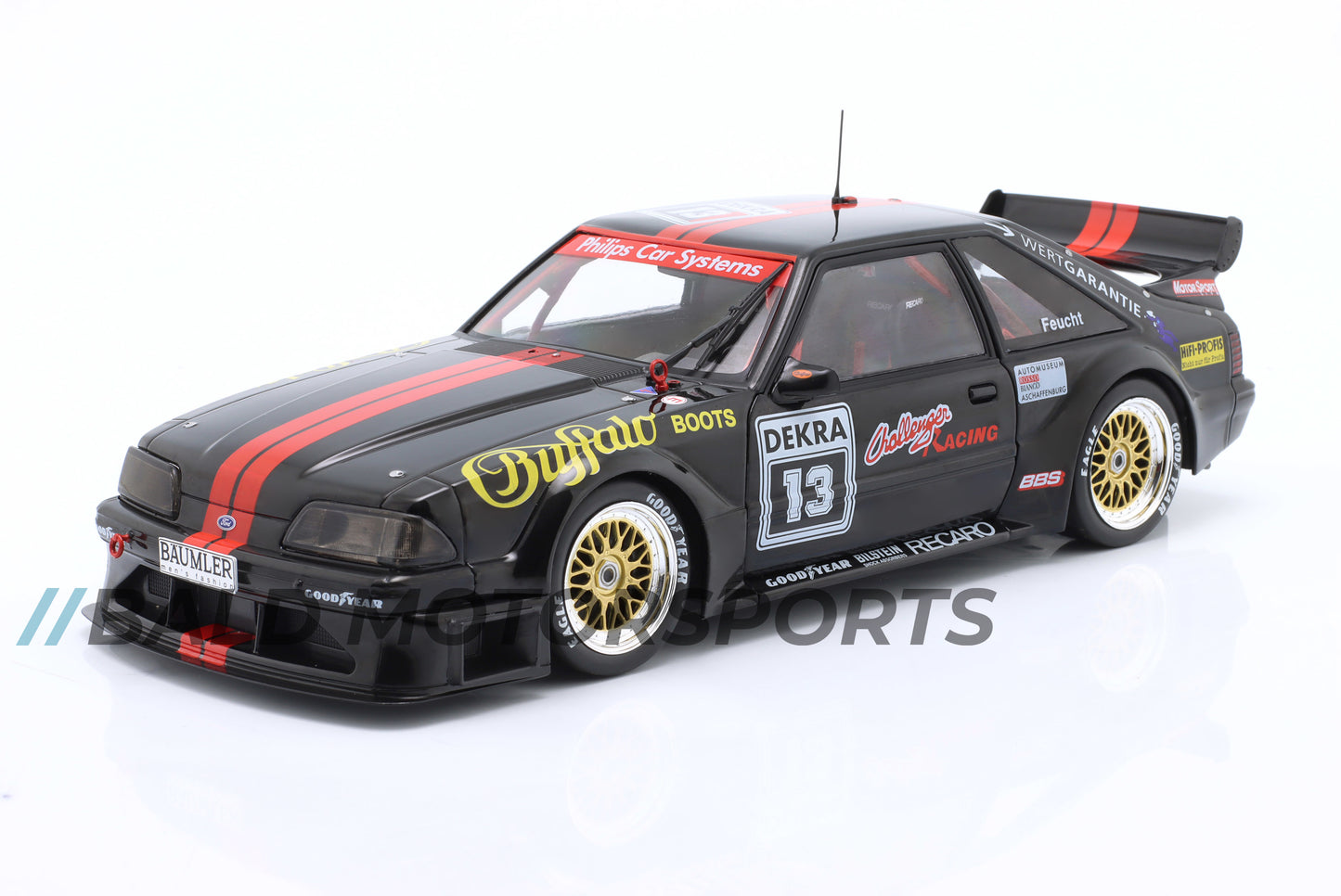Ford Mustang 5.0 Buffalo Boots Racing Jürgen Feucht DTM 1993 1:18 WERK83