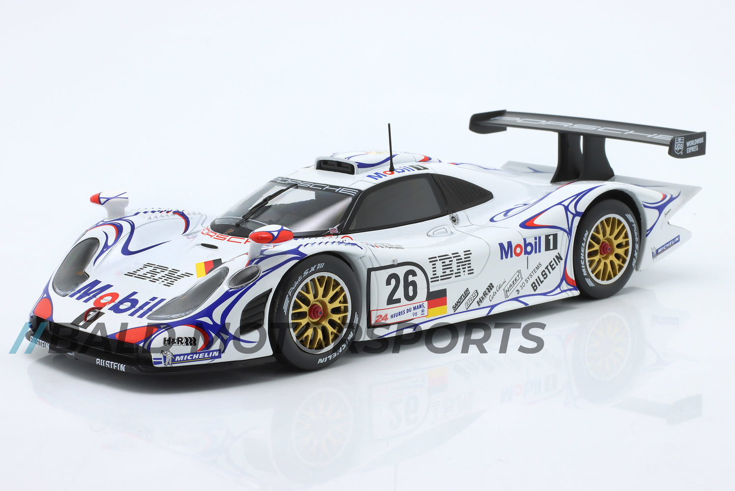 Porsche 911 GT1 McNish, Aiello, Ortelli Sieger 24h LeMans 1998 WERK83 1:18
