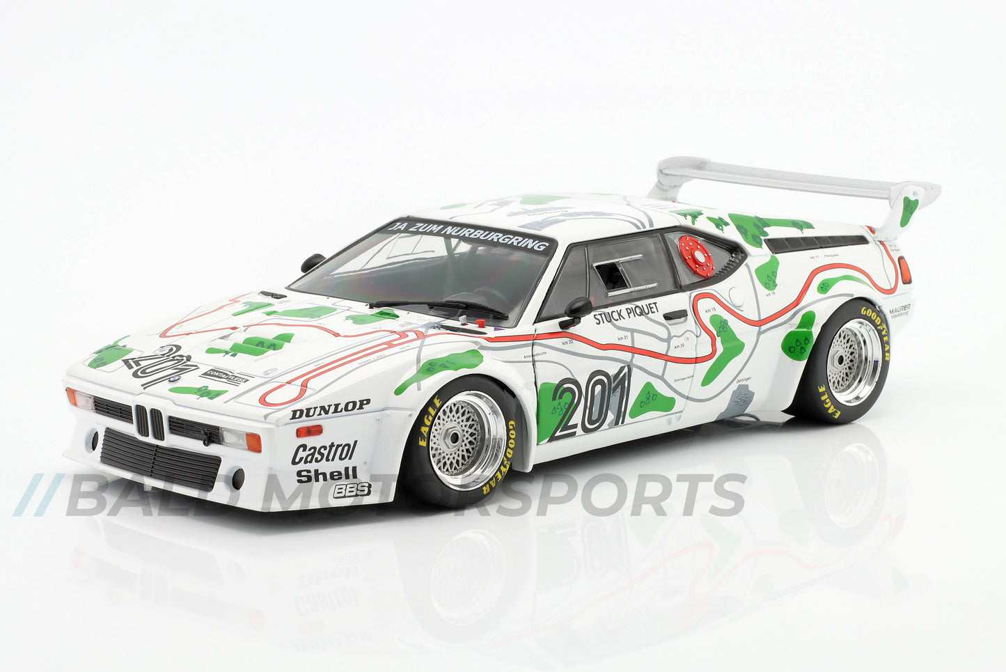 BMW M1 Procar BMW Motorsport GmbH 1000km Nürburgring 1980 1:18 WERK83