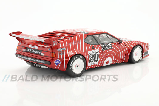 BMW M1 Procar Project Four Racing Hans-Joachim Stuck ProCar 1980 1:18 WERK83