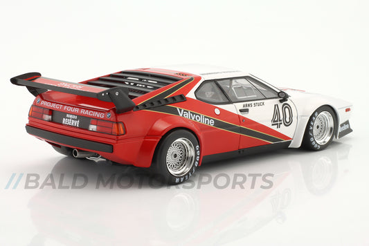 BMW M1 Procar Project Four Racing Hans-Joachim Stuck winner Monaco ProCar 1980 1:18 WERK83