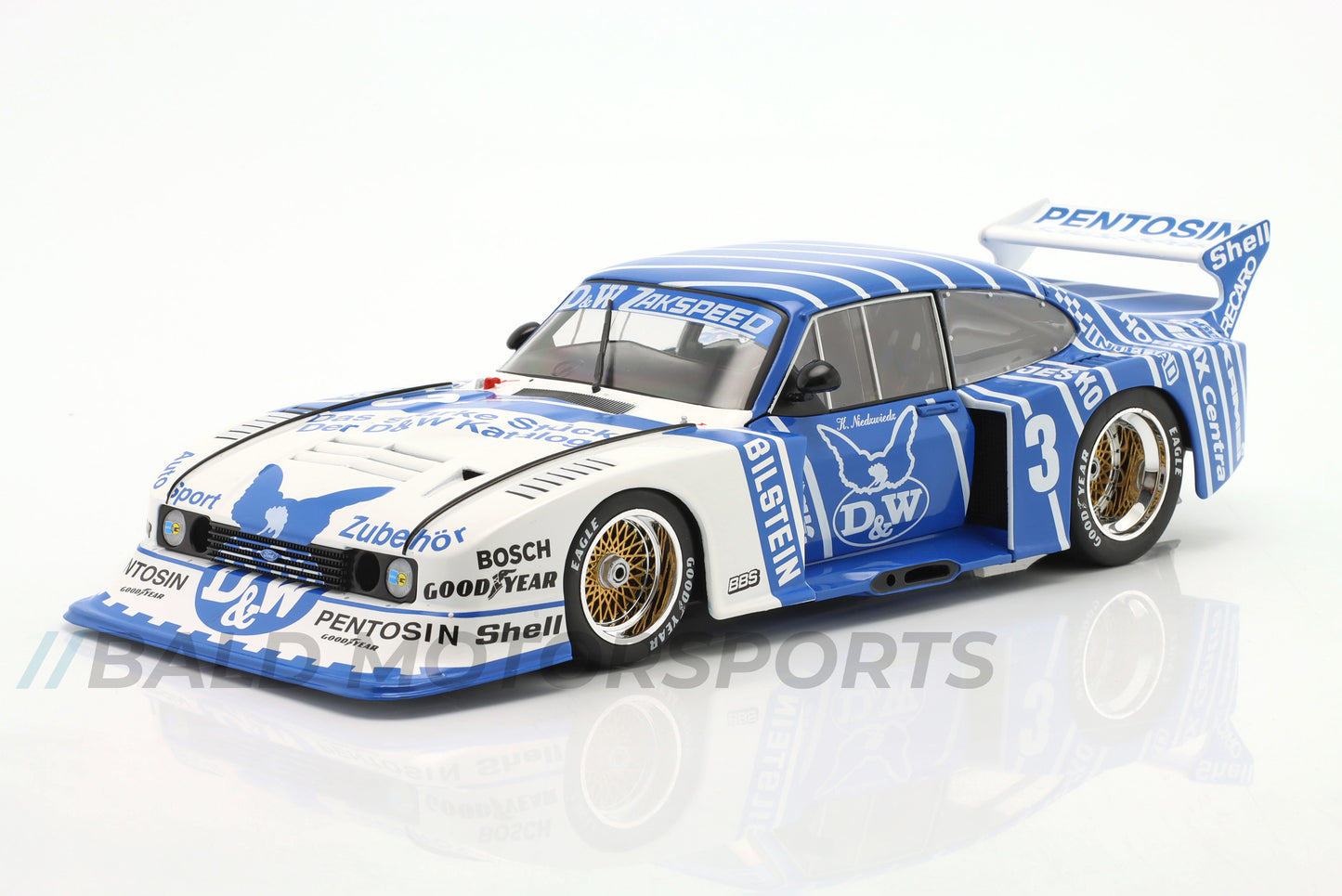 Ford Capri Turbo Gruppe 5 D & W Zakspeed-Team Klaus Niedzwiedz DRM 1982 1:18 WERK83