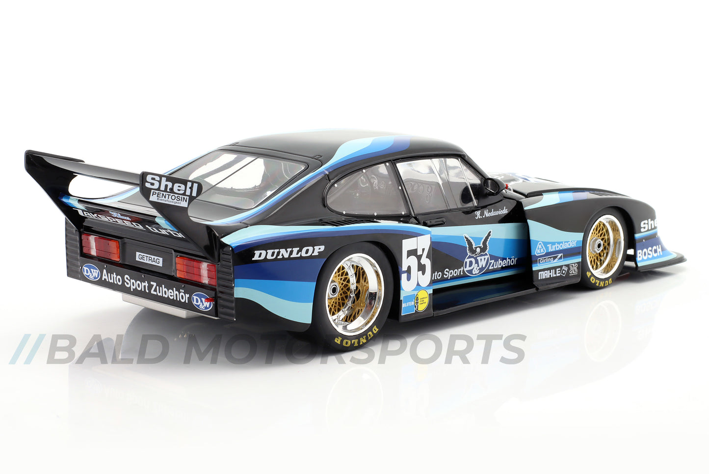 Ford Capri Turbo Group 5 D &amp; W Zakspeed Team Klaus Niedzwiedz DRM 1981 1:18 WERK83