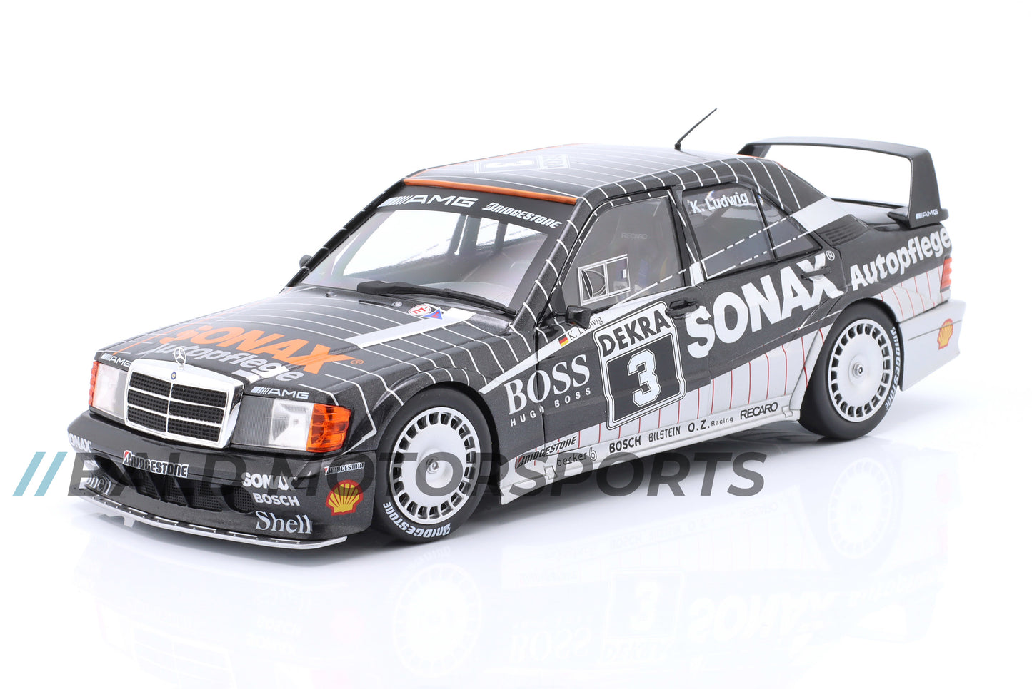 Mercedes-Benz 190E 2.5-16 Evo II AMG Motorenbau GmbH DTM 1992 Klaus Ludwig 1:18 WERK83