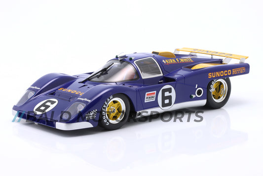 Ferrari 512M Penske-White Racing / Sunoco 24h Daytona 1971 Werk83 1:18