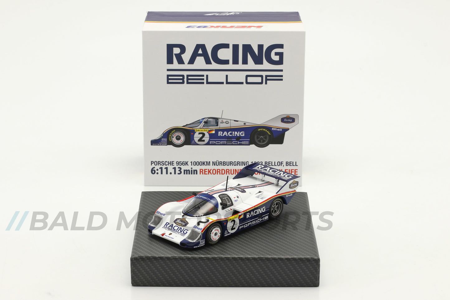 Porsche 956K Rothmans Porsche Nürburgring record lap 1000km Nürburgring 1983 1:43 WERK83