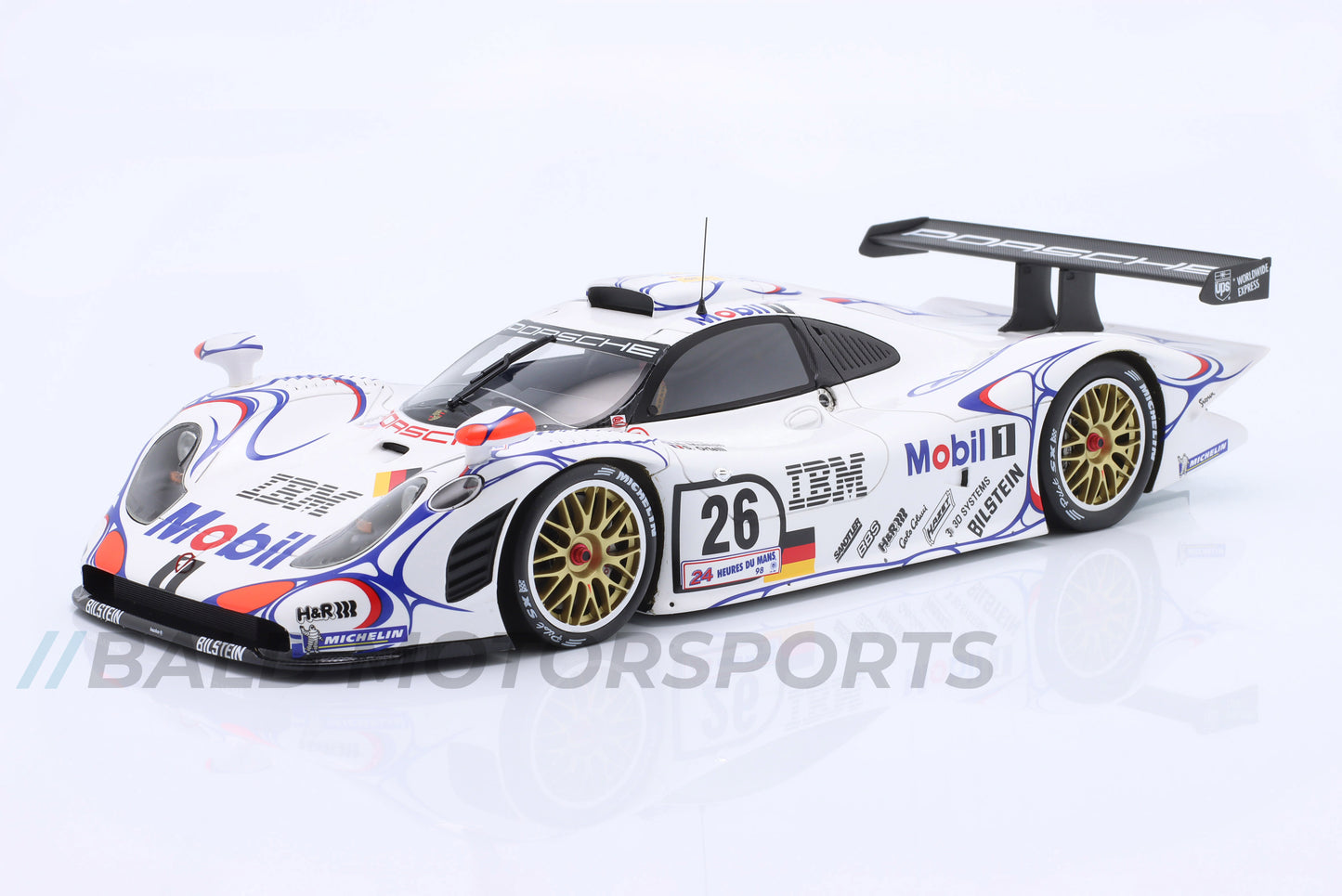 Porsche 911 GT1 McNish, Aiello, Ortelli Sieger 24h Le Mans 1998 1:18 Spark